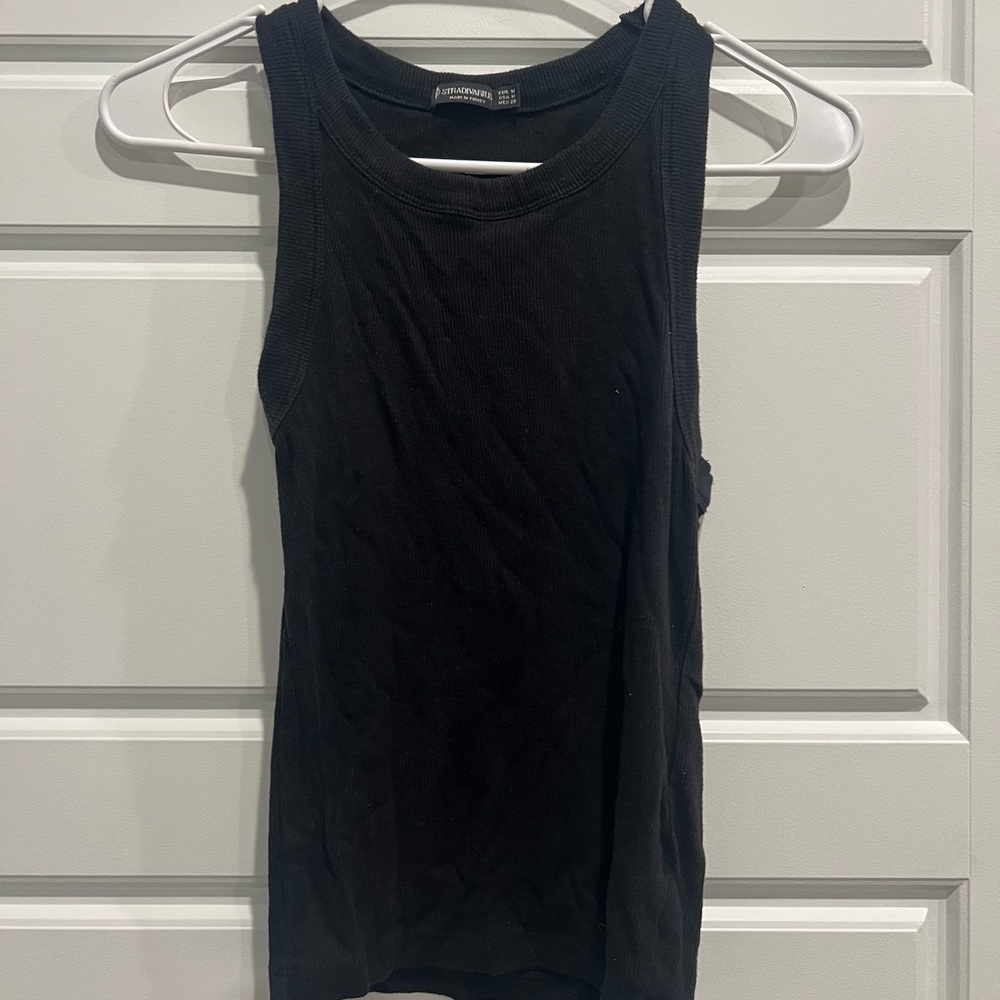 Black tank top